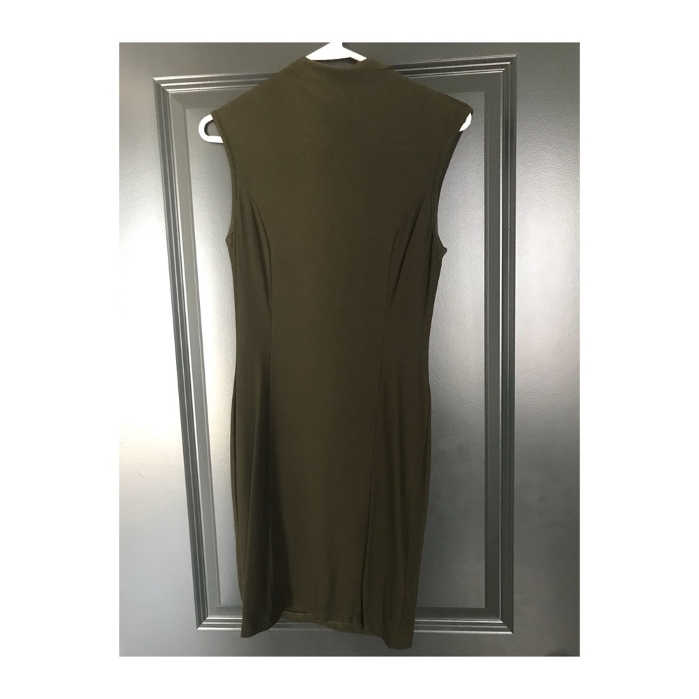 Olive green dress